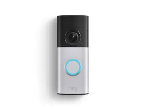 Ring Wired Doorbell Plus (2nd Gen), Nickel Silver
