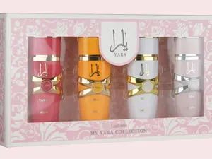 Lattafa My Yara Collection 25ml 4pcs Gift Set. Yara, Tous, Candy & Moi Eau De Parfum For  Women