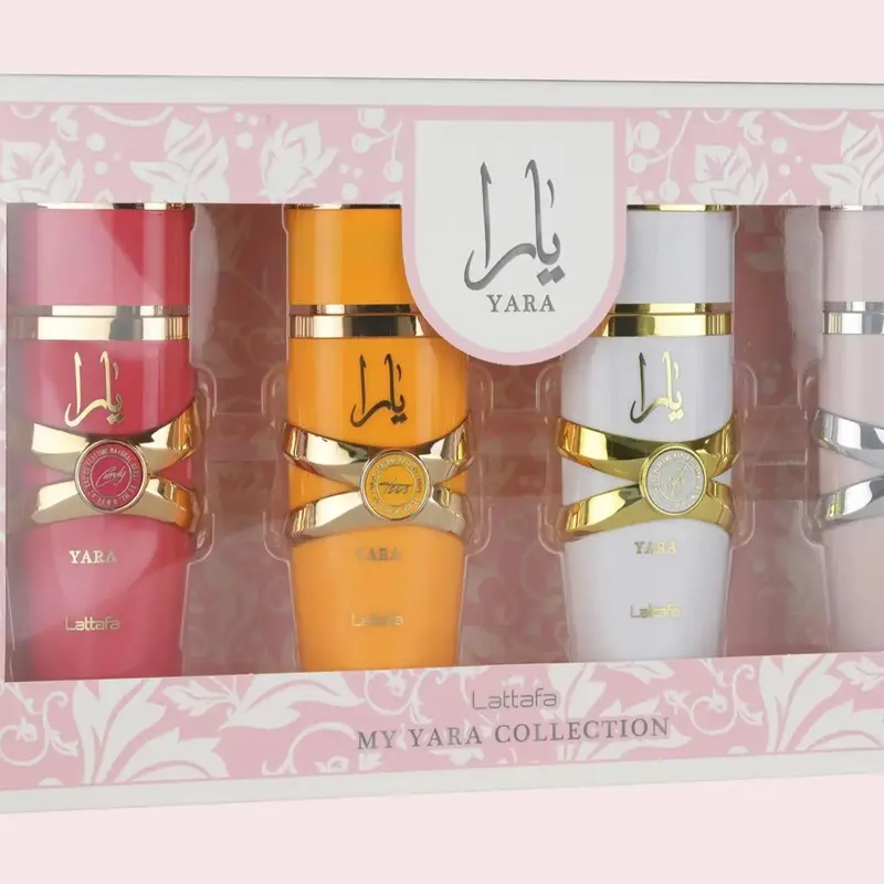 Lattafa My Yara Collection 25ml 4pcs Gift Set. Yara, Tous, Candy & Moi Eau De Parfum For Women