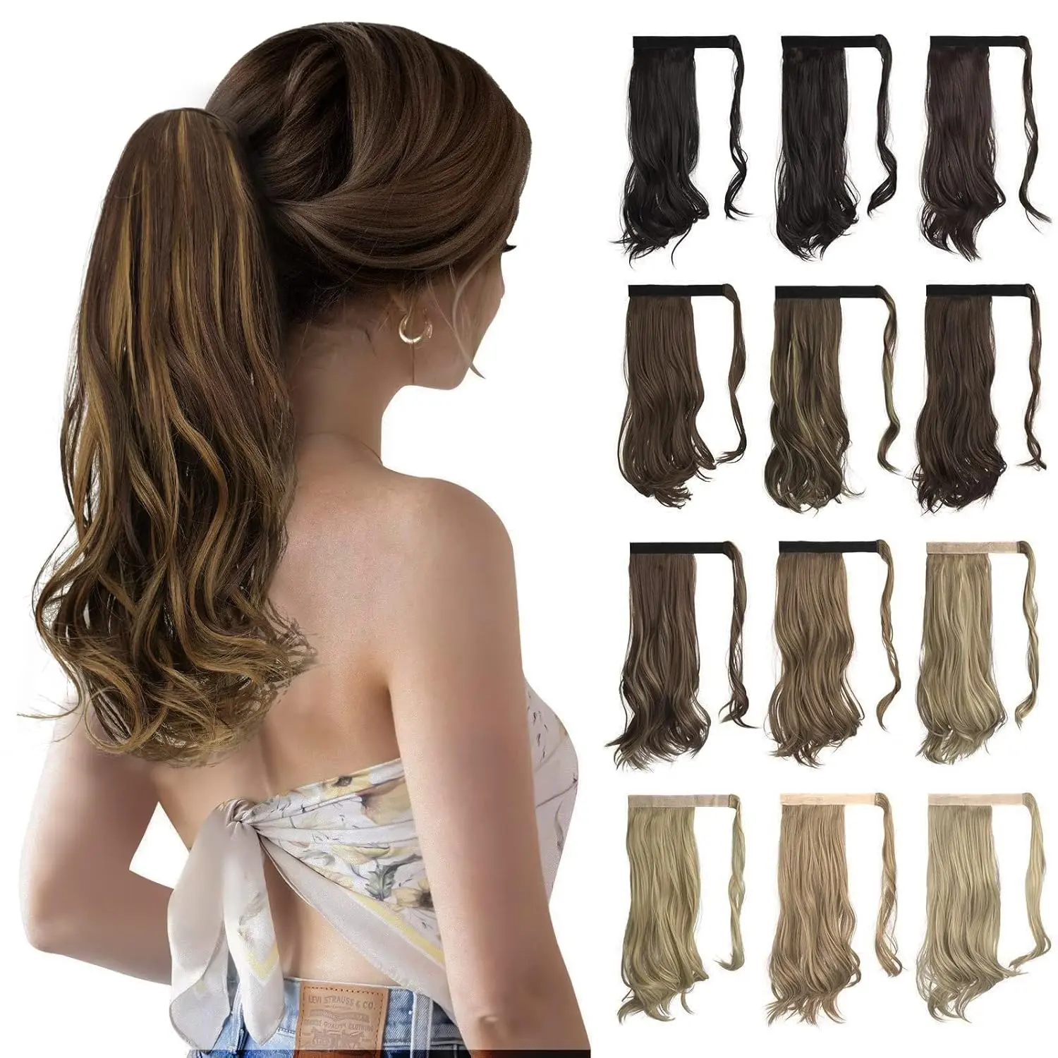 Dark Brown/Golden Auburn