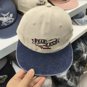 New retro embroidered Fearless letter baseball cap for men and women