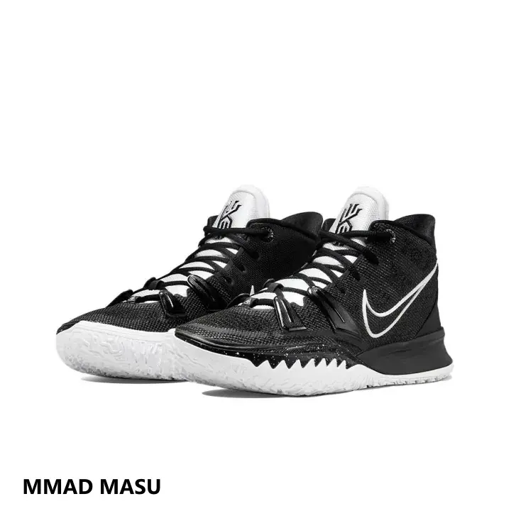 Vintage Black-Toned High-Top Court Sneakers - Brand-New Collectible Sports Accessory, Tough Woven Mesh Upper, Serrated Anti-Skid White Outsole, Sleek Minimalist Contrast-Color Design, Included Original Matched Shoe Box