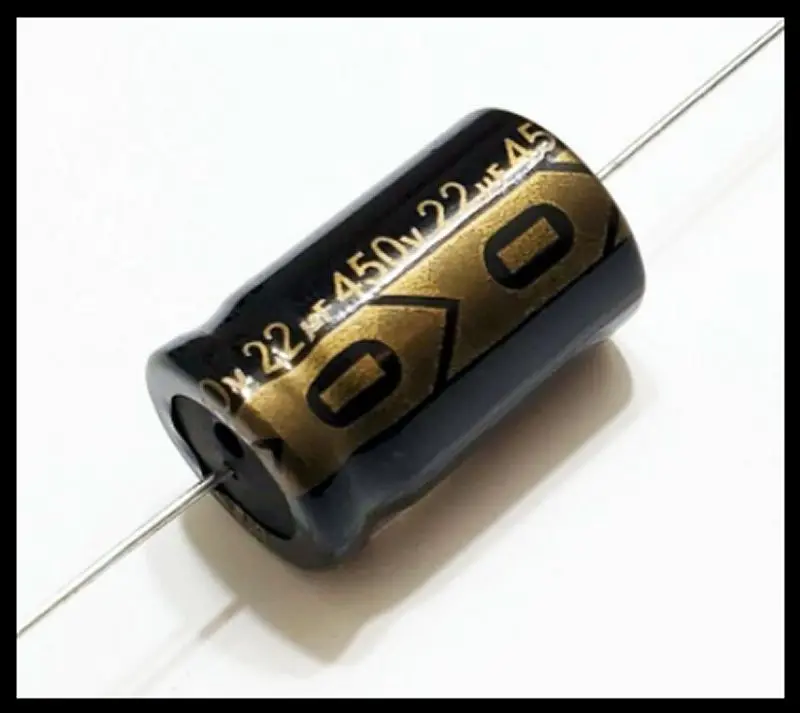 Axial Electrolytic Capacitor, Polarized, 22uF 450V, 105C, Tolerance ±20%