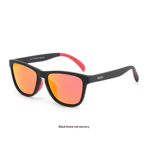 rectangle frame，sports glasses， unisex simple style sunglass, salt spray resistant, polarized two-color sunglasses, German EMS material, cycling and fishing unisex outdoor sports sunglasses, windproof sunglass