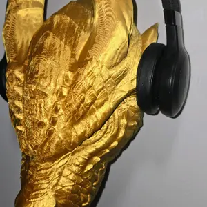 Headphone Holder - Gold or Red & Black Color Options, custom colors available