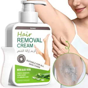 1PC- Women's Intimate Area Hair Removal Cream,Armpit Hair Removal,Body Care,Gentle,Rich In Aloe Vera Extract, Soothing And Hydrating, Leaving The Skin All Over The Body Feeling Silky-Smooth To The Touch - 200g