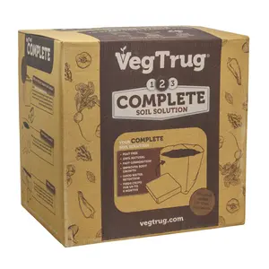 VegTrug Coir Soil for Small & Medium Raised Bed Planters (Pack of 4)
