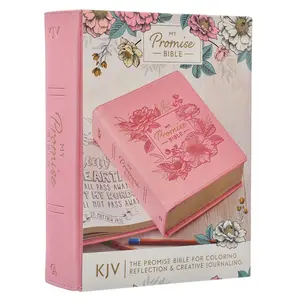 KJV My Promise Bible Pink Hardcover Faux Leather king james pink  bible imitation leather