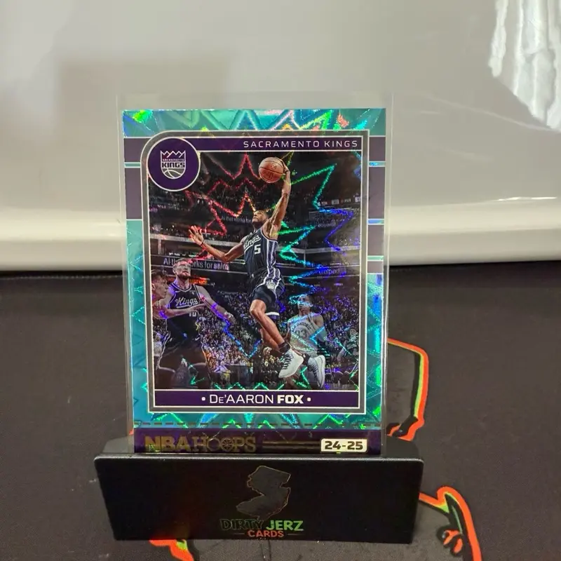 2024-25 Panini Nba Hoops - De'Aaron Fox #111 Teal Explosion Sports Trading Cards
