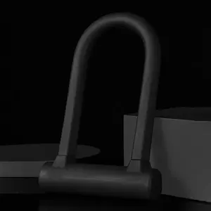 U-shaped Bicycle Lock with Key, Bicycle Anti-theft Lock with 5ft Security Steel Cable, Sturdy Alloy Steel Lock Body for Road, Mountain, Electric and Folding Bicycles