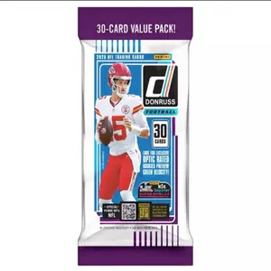 Donruss 2023 NFL Trading Cards 30-Card Value Pack Optic Rated Rookie Preview Green Velocity