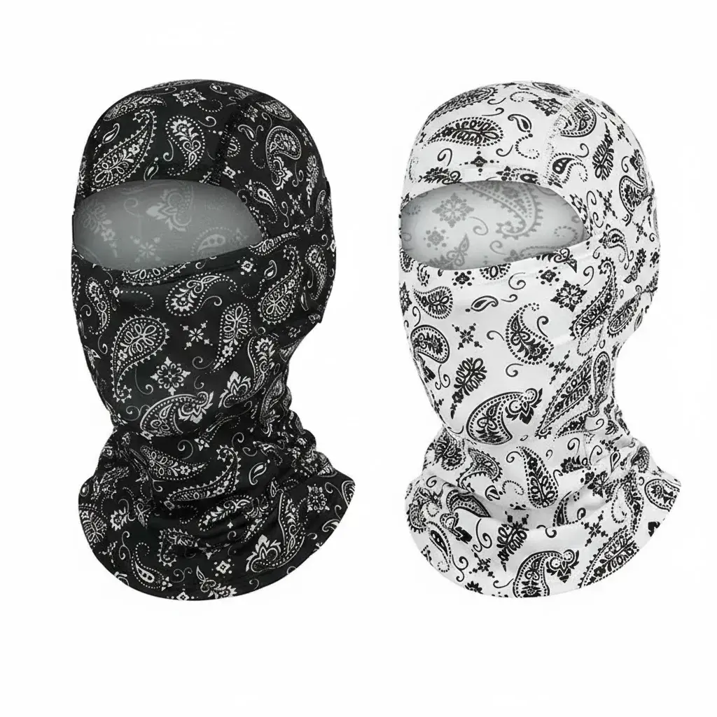 Black & White Paisley-2Pc