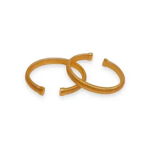 Go to Cuff Bangle Waterproof Gold Bracelet