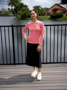 Devorah's Secret Modest Striped Top/Shell - 3 Colors top