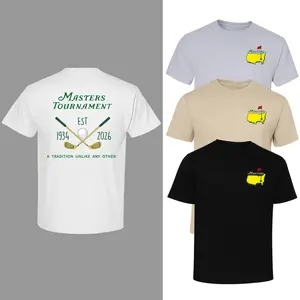 2026 Masters Tournament EST 1934 Golf T-Shirt, Premium Cotton Classic Fit Unisex T-shirt, Stylish Golf Fan Apparel, Full Size.