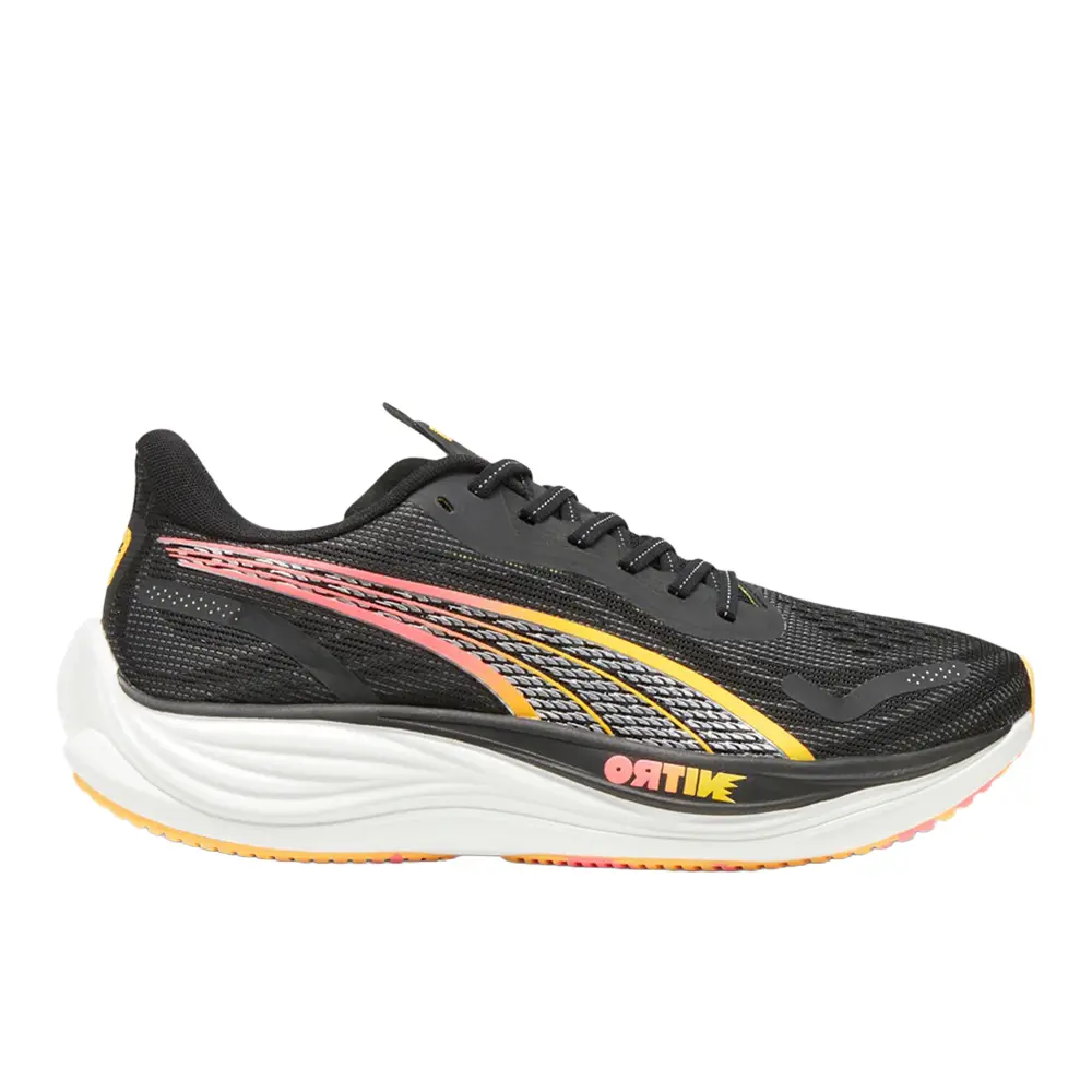 PUMA Mens Velocity Nitro 3 Running Sneakers Shoes - Black