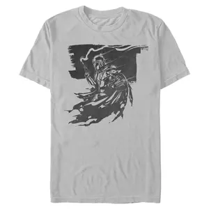 Men's Star Wars: The Mandalorian and Grogu Din Djarin and The Child Powerful Scene T-Shirt