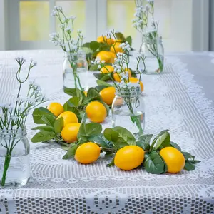 Lemon Mason Jar & Garland Decorating Kit - 39 Pc.