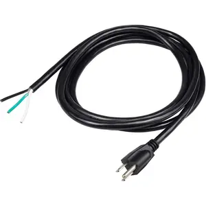 14AWG SJT Heavy Duty Extension Cord for Miter Saw Replacement Power Supply - Open End Extension Cord - 4.92 Feet Extension Cord, Three-Core Grounded Power Cord