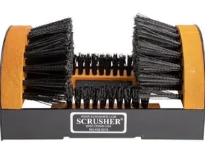 SCRUSHER Original Boot & Shoe Cleaner - Made in the USA, Outdoor Shoe Brush for Efficient Footwear Cleaning