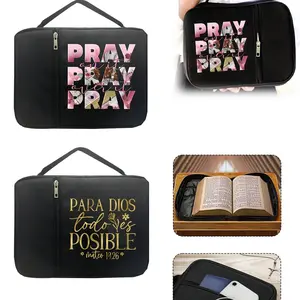 Bible Bag Organizer, Standard Size Bible Holder & Book Storage, Zipper Pocket Design, Ideal for Adults, Must-Have Accessory for Bible Study, Travel Organizer Bag