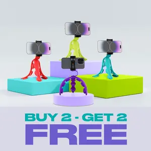 Buy Two Get Two FREE: Tenikle PRO Flexible Phone Mount & Tripod with Crazy Suction