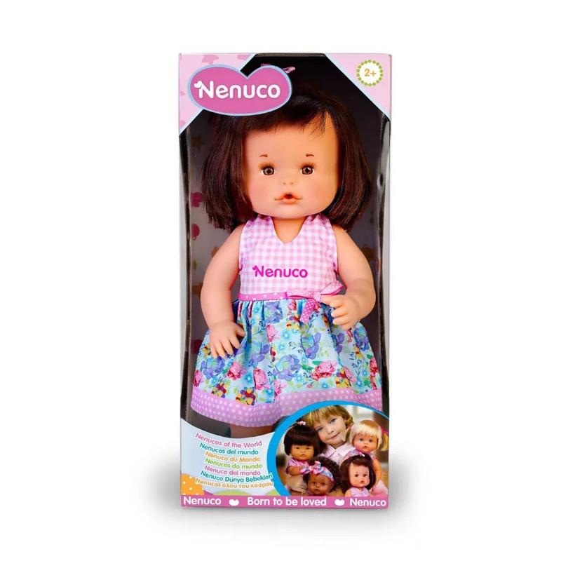 Nenuco of The World Asian Baby Doll with Dark Brown Hair and Brown Eyes, 12" Doll for Ages 2+