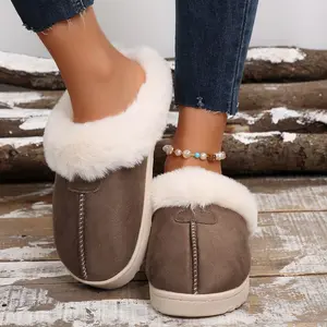 Women's House Slippers Indoor Fuzzy Fluffy Furry Cozy Slipper Cute Warm Shoes