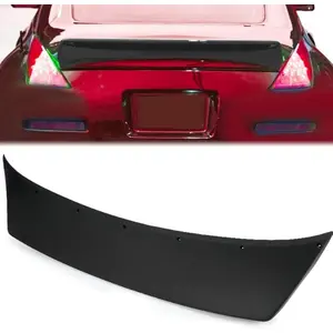 Rear Trunk Spoiler Wing Compatible with 2003-2008 Nissan 350Z Lid Spoiler Painted Black