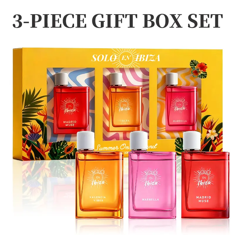 SOLO EN IBIZA 8-Piece Mini Set Body & Hair Fragrance Mist,Travel