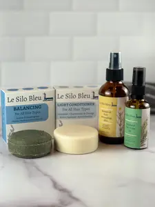 Complete Botanical Hair Ritual  | Shampoo Bar, Conditioner Bar, Detangling Mist & Shine Oil