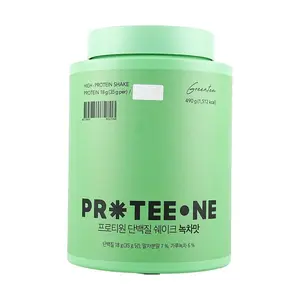 PROTEEONE Low Sugar Protein Shake Chocolate/Green tee/Grain/Strawberry Flavor 490g - #1 Shake at Olive Young Korea,High Protein Snack,