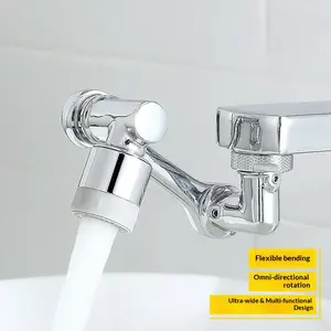 kitchen bathroom sink faucet all-angle control rotatable faucet aerator extension tap head replacement 1080° Universal Rotation Faucet Adapter for Kitchen Bathroom Sink rotate spray