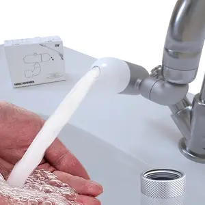 4 IN 1 Faucet Extender with Filters, 720° Sink Filter for M24 Faucets,Rotatable Faucet Fountain Very Suitable for Use When Washing and Brush  In The Morning or Night