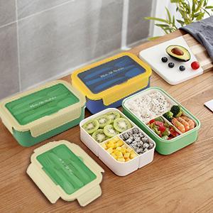 Bento Boxes, 1100 ML Bento Lunch Box With Utensils, Insulated Lunch Bag, Durable for On-the-Go Meal, BPA-Free and Food-Safe Materials(With Bag) Gift
