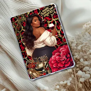 Plus Size Curvy Melanin Girl Main Character | Bold and Sassy Aesthetic Insert for Clear Case | Bookish Accessories