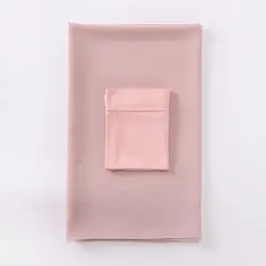 Non-transparent Pearl Chiffon Soft Cap Hijab Set