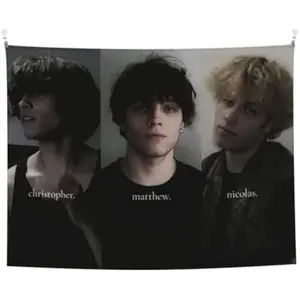 Sturniolo Artist Triplets Tapestry Wall Decor Aesthetic Tapestry Wall Hanging for Bedroom Living Room Dorm 40X60 INCH