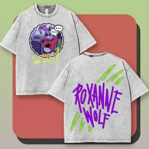 Retro Glam Star Wolf Graphic Wash Tee / Tank / Hoodie / Sweatshirt Y2K Streetwear Menswear