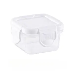 Mini Food Storage Containers Set, Leakproof with Lids, Condiment Sauce Containers, Mini Freezer Airtight, 1/5 Pcs, Ideal for Kitchen Organization