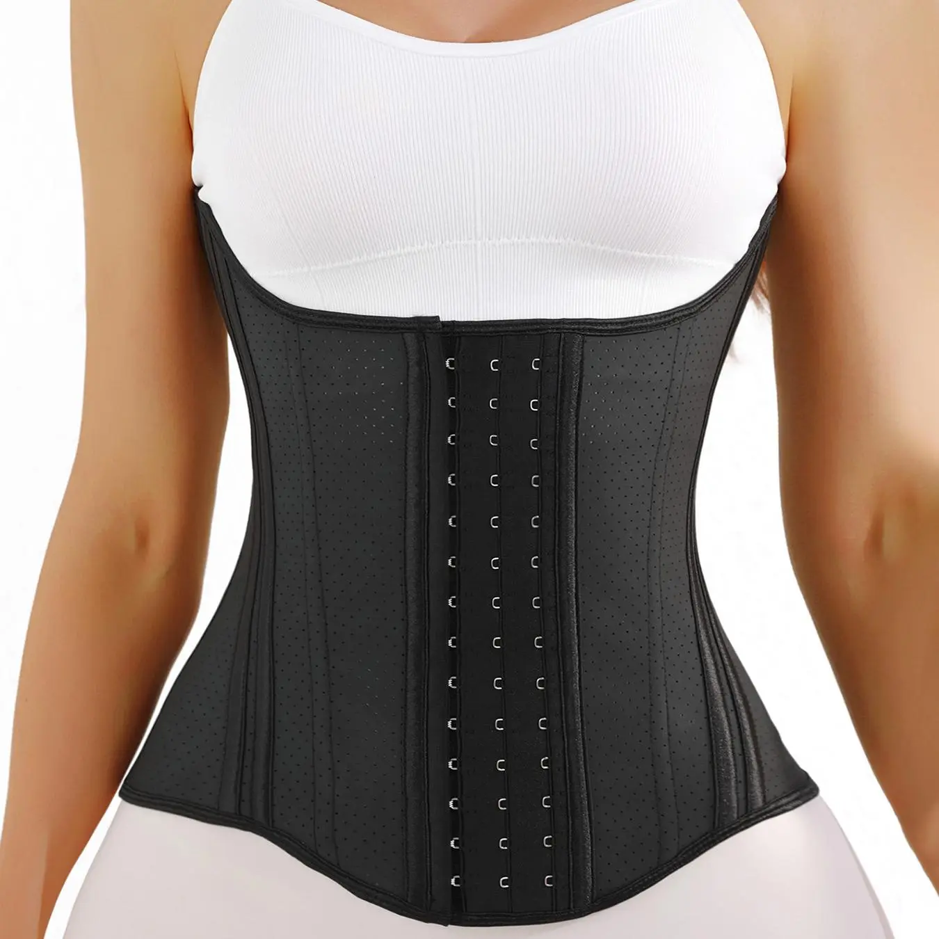 Women's Solid Color Sport Waist Trainer, Firm Tummy Control, Tummy Control Shaper Waist Trainer, Lady Abdominal Belt, Sports Shapewear, High Stretch Shapewear, Compression Waist Trainer Body Shaper, Corset Waist Shaping, Corset Shapewear Top