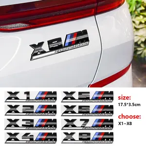 Bmw Car M Thunder Edition Exclusive Racing Stripe Rear Bumper Sticker X1m-X8m Exterior Upgrade Accessory