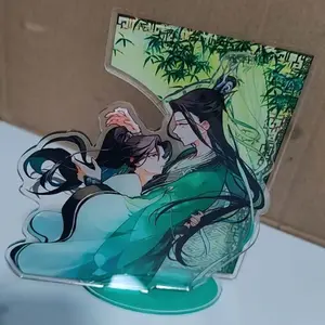 Anime The Scum Villain’s Self-Saving System Shen Qingqiu Luo Binghe Cosplay Standing Plate Acrylic Figure Stand Accessory Prop