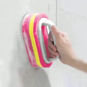 Multi-Purpose Cleaning Scrubber Sponge Eraser, Ideal for Kitchen & Bathroom Tiles Glass Walls Ceramic, Essential Home Cleaning Tool, Sponges Scrubbers