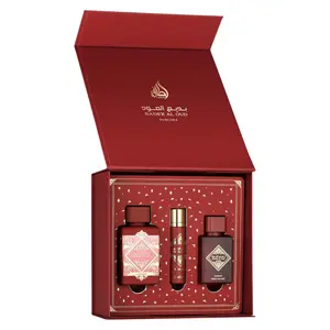 Lattafa Set Badee Al Oud Sublime  3 Pcs 3.4 Oz Edp + 12Ml Travel Spray + 50Ml Hairmist Unisex