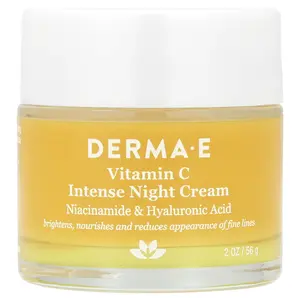DERMA E Vitamin C Intense Night Cream, 2 oz (56 g)