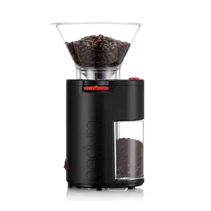 Bodum Bistro Conical Burr Electric Coffee Grinder Black