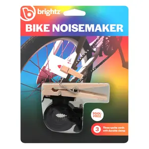 Brightz Bike Spoke Noisemaker Kit – Retro Motorcycle Sound Effect for Bicycles