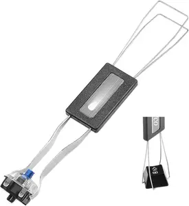 Keycap Puller for Mechanical Keyboard Stainless Steel Keycap Remover Tool Fixing Keyboard Black