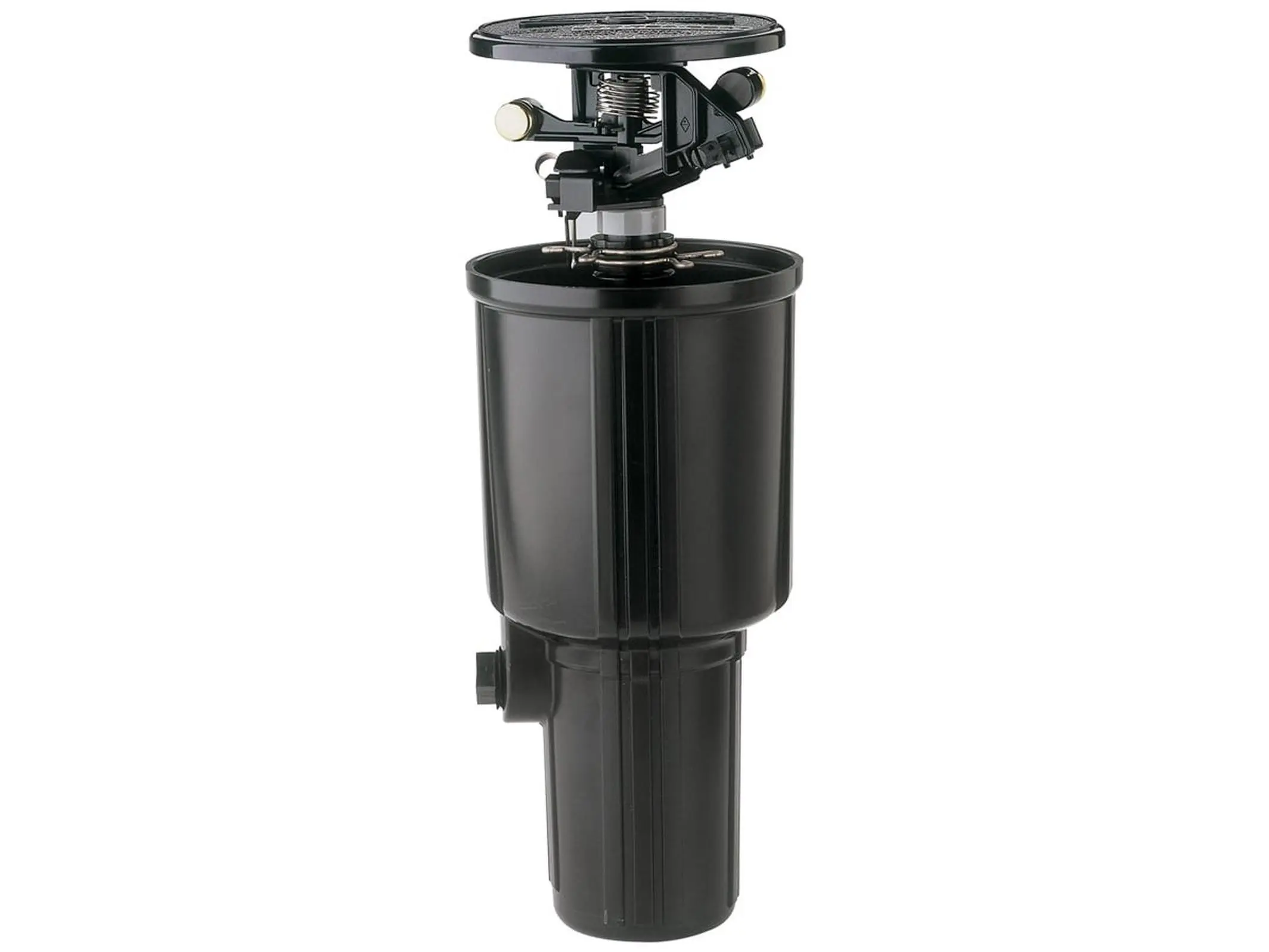 Pop-Up Impact Sprinkler for Garden Watering & Irrigation, 26-41 ft Spray Distance, 1/2" Female Connection, 4-1/8" x 8-5/8' Size, Low-Profile Design, Diffuser Screw, Stream Functionality